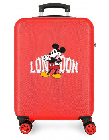 TROLLEY ABS 55CM.4R. MICKEY TRIP TO LONDON